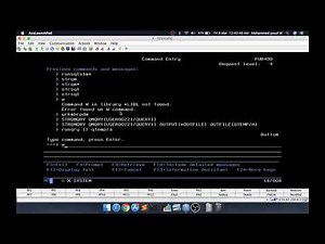 Different ways of Executing SQL in CL | yusy4code | IBM i (AS400)