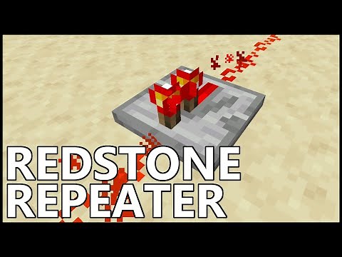 How To Use The REDSTONE REPEATER In Minecraft