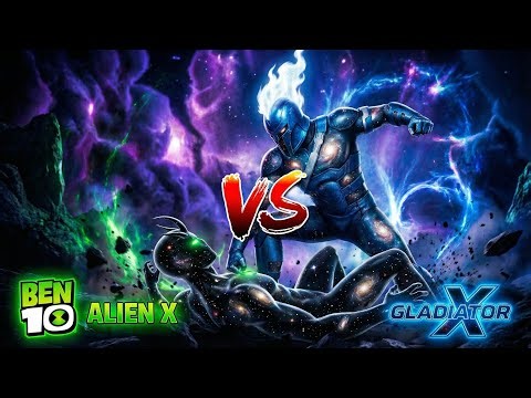 Ben10 Alien X Vs Gladiator X