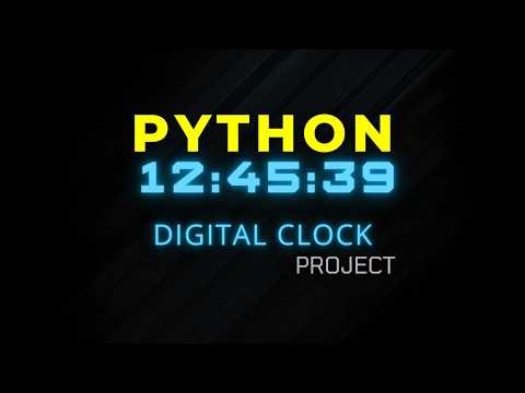 How to Build a Digital Clock in Python Using Tkinter | Beginner Project