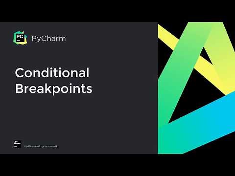 How to add conditions to your breakpoints in PyCharm