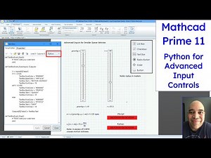 Mathcad Prime 11 - Python for Advanced Input Controls
