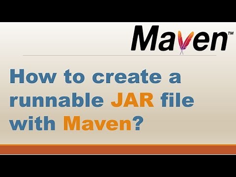 How to create a runnable JAR file with Maven? || How to make an executable jar in Maven?