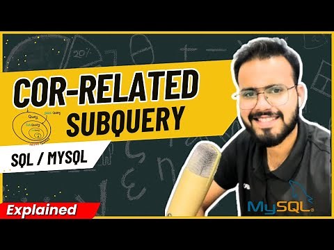 Correlated Subquery in Sql/MySQL with Example | Inline subquery, Scaler subquery, Nested Subquery