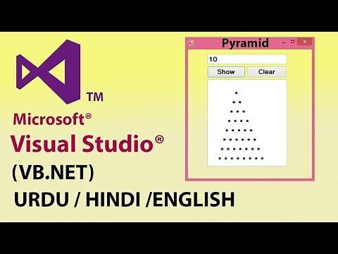 How To Create Stars Pyramid Shape In Visual Basic Do Until Loop