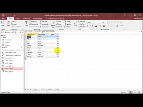 SQL with Microsoft Access 2016 Lesson 9 - Arithmetical operators, functions