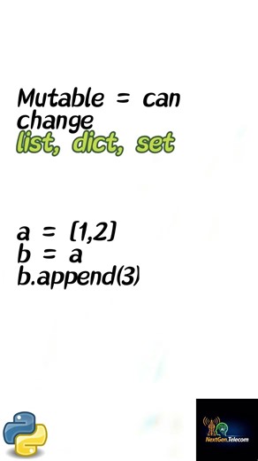 Day 30/45 – Python Memory & Mutability | #Python | #programming