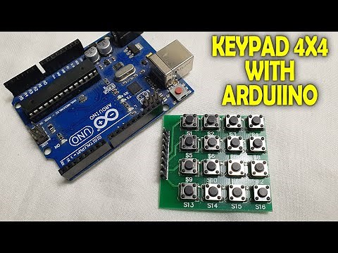 keypad with arduino || 4x4 keypad arduino tutorial