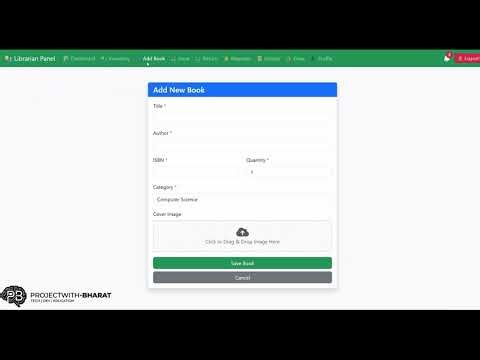 Library Management System Using PHP + MySql