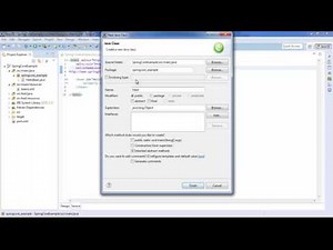 Spring Core Hello World Example using Eclipse Maven