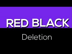 Red Black Tree Deletion