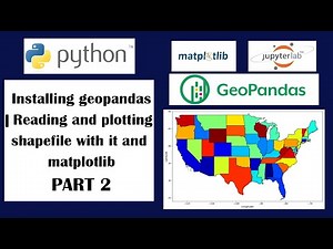 Installing geopandas | Reading and plotting shapefile with it and matplotlib Part 2