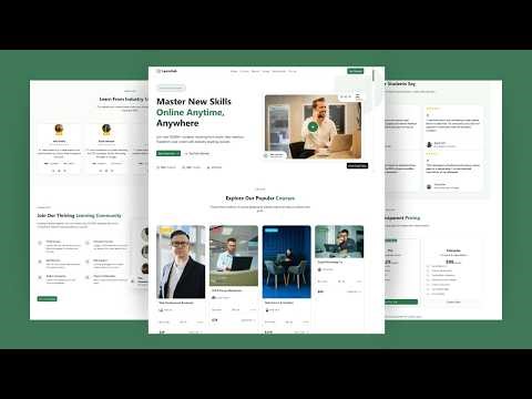 🚀 Educational Responsive Website Using Bootstrap, HTML, CSS & JavaScript | Free Source Code