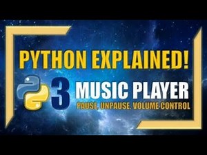 Python: Create your own Music Player! (Part 3) - Pause, Unpause, Volume Control