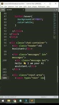 AI Assistant Interface UI | Futuristic Chat Design | HTML CSS JavaScript