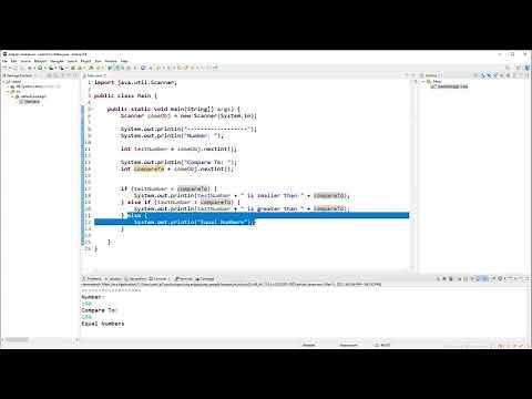 Java Tutorial - 11 - If Statement with User Input