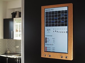 Wall Mounted Calendar and Notification Center #piday #raspberrypi @Raspberry_Pi