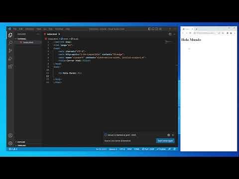 como CORRER un PROGRAMA HTML en VISUAL STUDIO CODE 😱