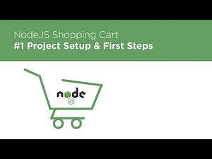 NodeJS / Express / MongoDB - Build a Shopping Cart - #1 Intro & Setup