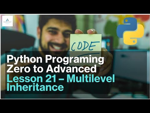 Python Zero to Advanced | Multilevel Inheritance in Python with Example #w3skillset