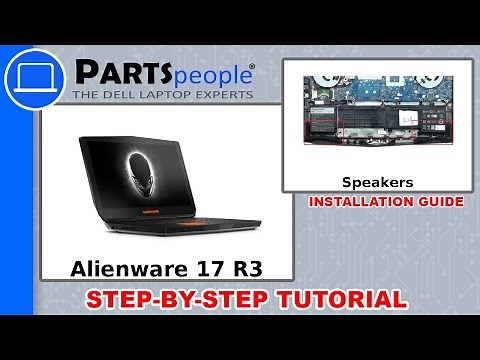 Dell Alienware 17 R3 (P43F002) Speakers How-To Video Tutorial