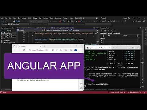 TypeScript Angular Project in Visual Studio 2022 (Getting Started)
