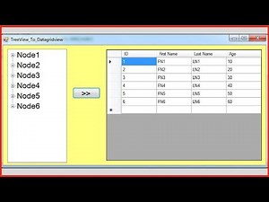 VB.Net - How To Transfer TreeView Nodes Data To DataGridView Rows Using VB.Net [ with source code ]