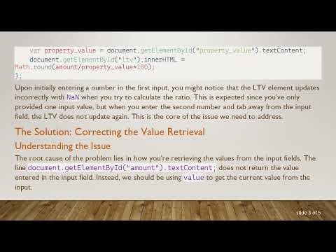 How to Fix onChange Function Not Updating in JavaScript