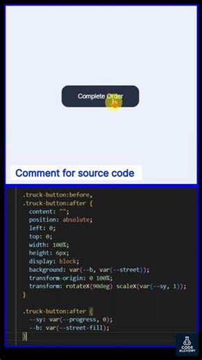 Animated car delivery button #html #css #animation #webdesign | Code Alchemy
