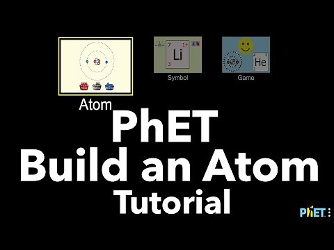 Phet Build an Atom (Tutorial)