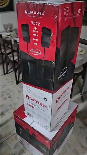 Sistema de audio Alienpro vector 15