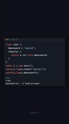 #Private Fields Are Truly Private! | JS Mastery