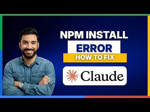 How to fix Claude Code npm install error[FULL GUIDE]