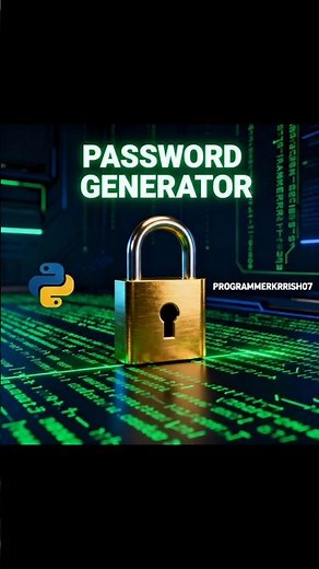 🔏 This Python script creates strong passwords in seconds! 😱👩‍💻
