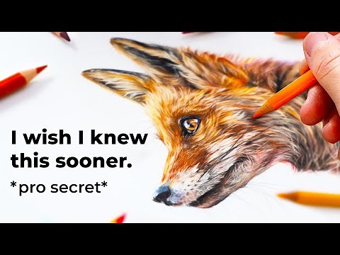 This Colored Pencil Secret Makes Realism Easy (even for beginners)