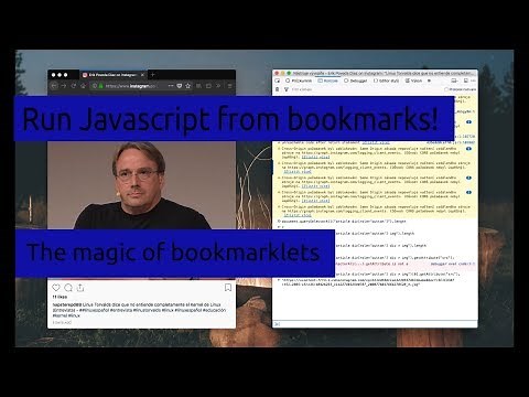 Run Javascript from bookmarks!