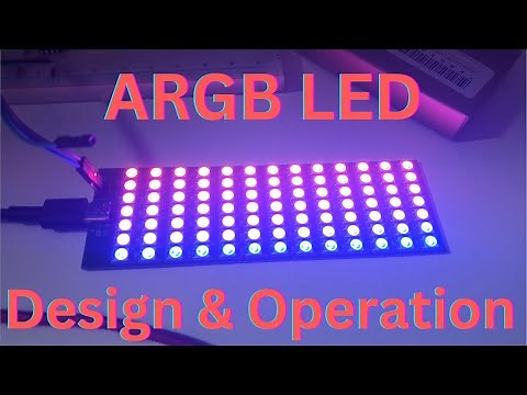 DIY RGB LED Panel with Arduino IDE – Custom PCB Design & Programming!