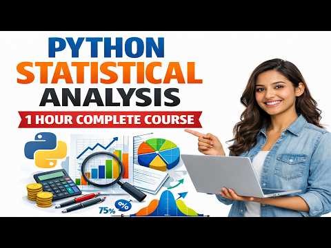Python Statistical Analysis Full Course in 1 Hour | Learn Statistics with Python for Beginners