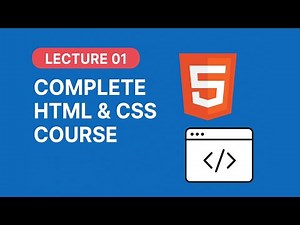 HTML & CSS Tutorial for Beginners | Lecture 01: Install VS Code & Run Your First HTML File