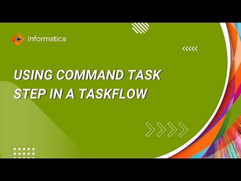 How to use Command Task Step in a Taskflow