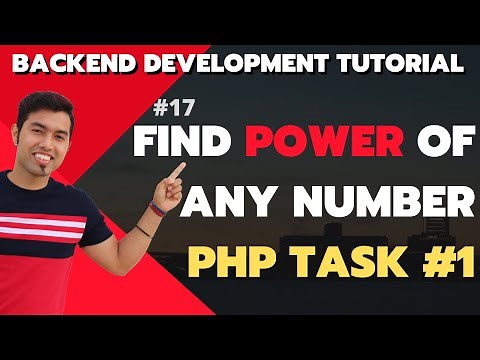 PHP Task 1: Program to Find Power of any Number in PHP