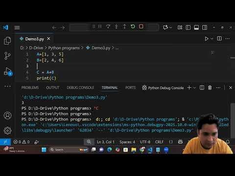 python program to merger two sorted list #coding #pythonprogramming #dsa