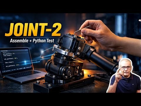Robotic Arm Comes Alive! | Joint-2 Assembly & Python Control | LeRobot SO-101 Ep-06
