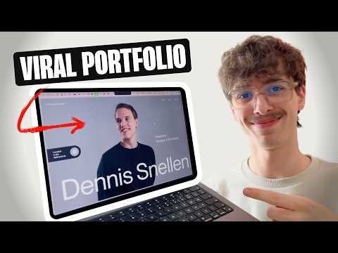 Recreating This Viral Portfolio Website - Page Transition in Webflow