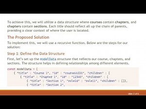 Creating a Breadcrumb in JavaScript with Parent Relation