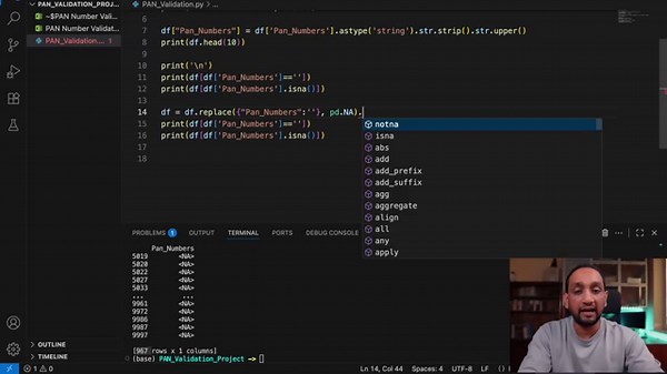 PAN Number Data Cleaning & Validation Project in Python | Real-World Data Project