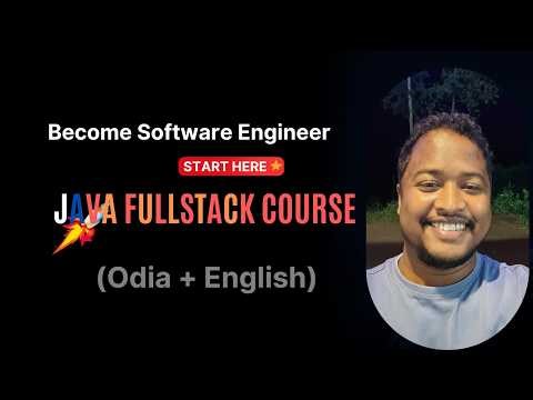 Complete Java Full Stack Course + DevOps + AI (Odia + English) 🔥 Beginner to Job Ready Roadmap 2026