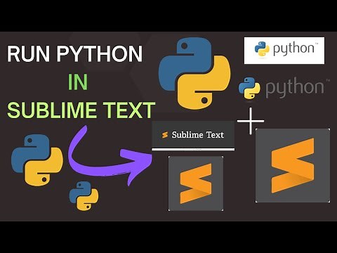 WRITE and RUN Python Code On Sublime Text - EASY Tutorial