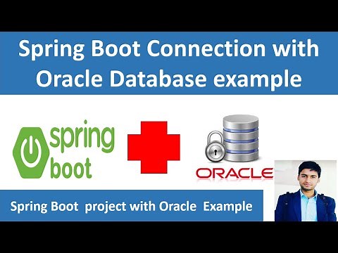 Spring Boot with Oracle Database Connection example | How to connect spring boot with oracle Db