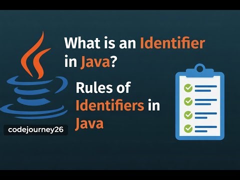 What is an Identifier in Java? | Rules of Identifiers in Java #2 ‪@CodeJourney26‬